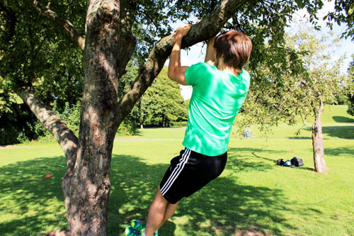 Zirkeltraining in der Natur Zirkeltraining in der Natur