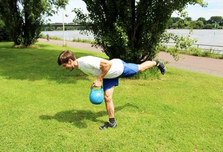 6 Kettlebell Übungen für einen starken Rücken