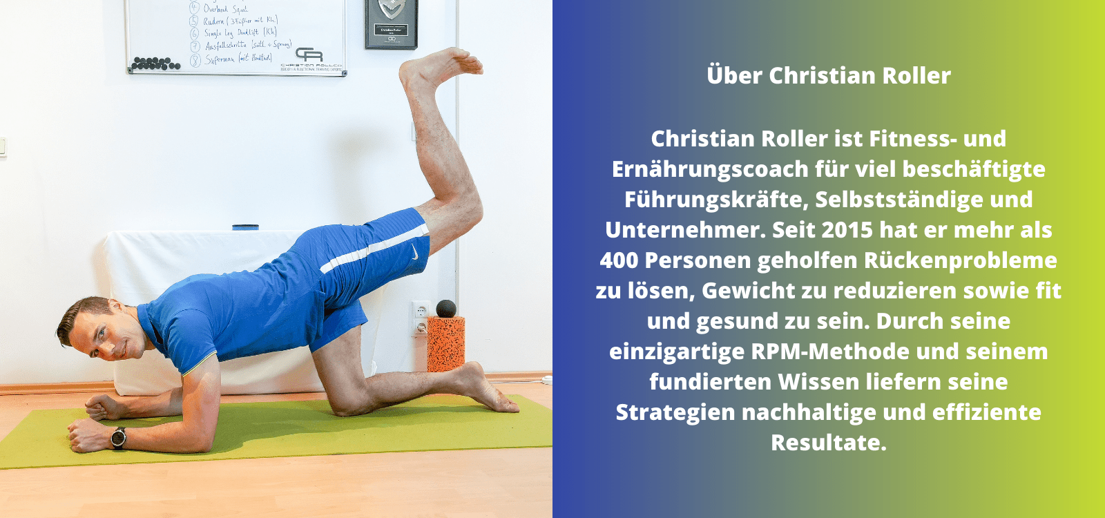 Christian Roller | Fitness- & Ernährungscoach